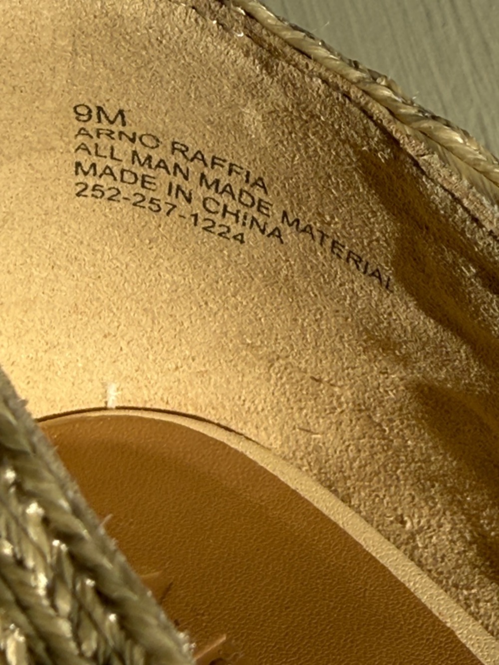 Aerosoles Arno Raffia Ballet Flat Natural Womens size 9 - Picture 16 of 16